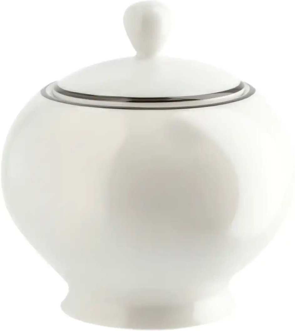Peill+Putzler Zuckerdose mit Deckel Bologna ¦ weiß ¦ Maße (cm): H: 10 Ø: 9.5 Geschirr > Einzelgeschirrteile - Höffner