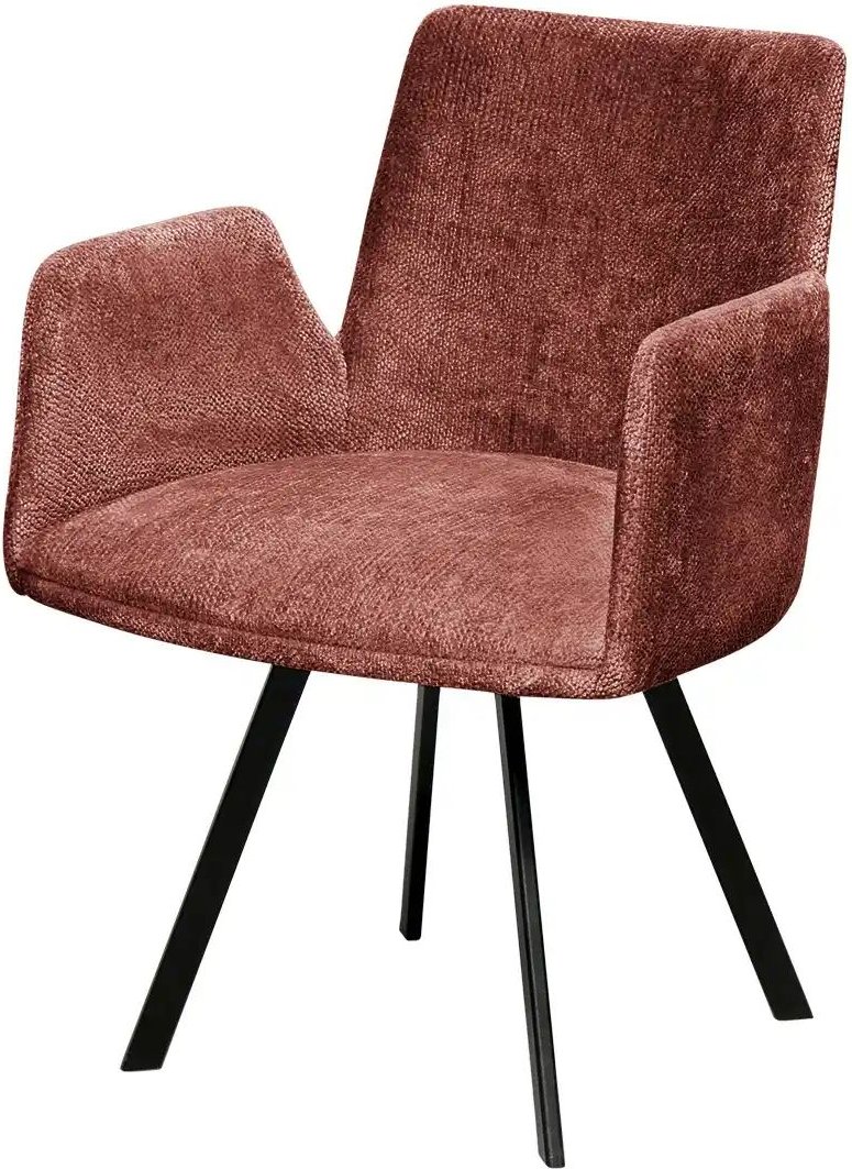 Woodford Polsterstuhl Badin ¦ rot ¦ Maße (cm): B: 57,5 H: 82,5 T: 55.5 Stühle > Esszimmerstühle > Esszimmerstühle mit A...