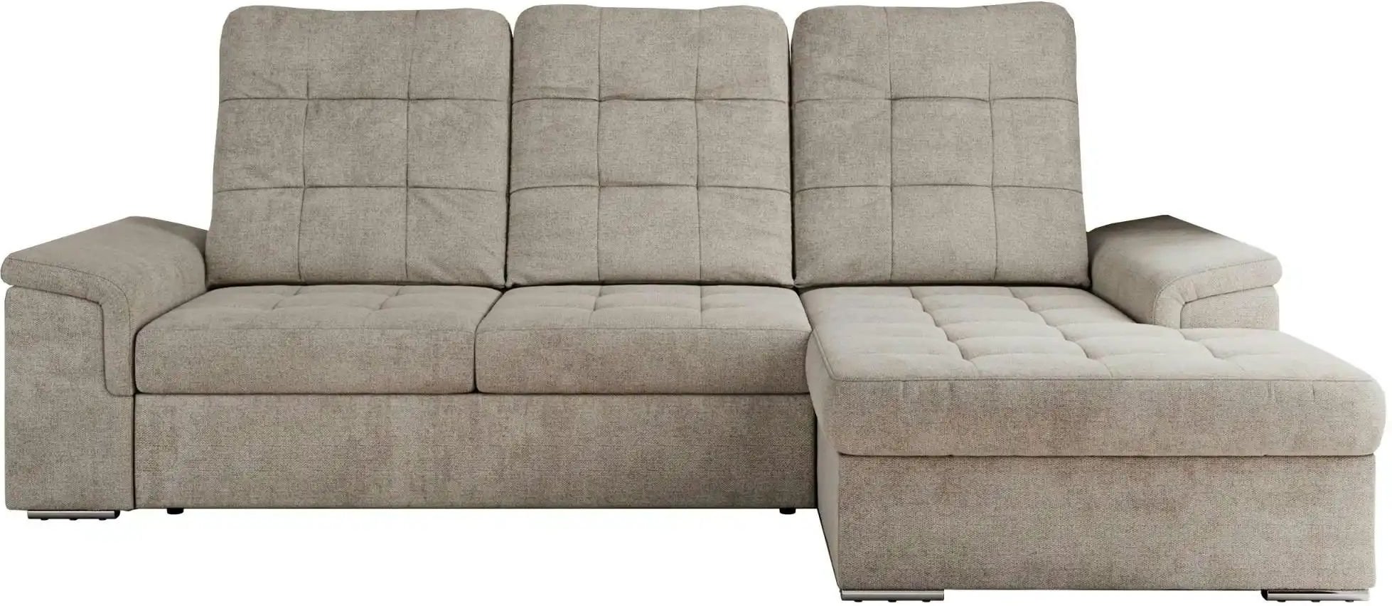 Ecksofa mit Schlaffunktion Madrito ¦ beige ¦ Maße (cm): B: 256 H: 89 Polstermöbel > Sofas > Ecksofas - Höffner