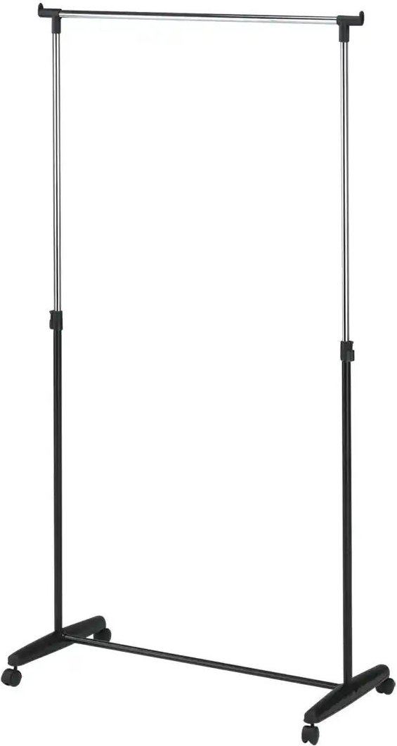 Rollgarderobe Selve ¦ schwarz ¦ Metallrohr,Kunststoff ¦ Maße (cm): B: 90 H: 160 T: 42.0 Garderoben & Kleiderstangen > G...