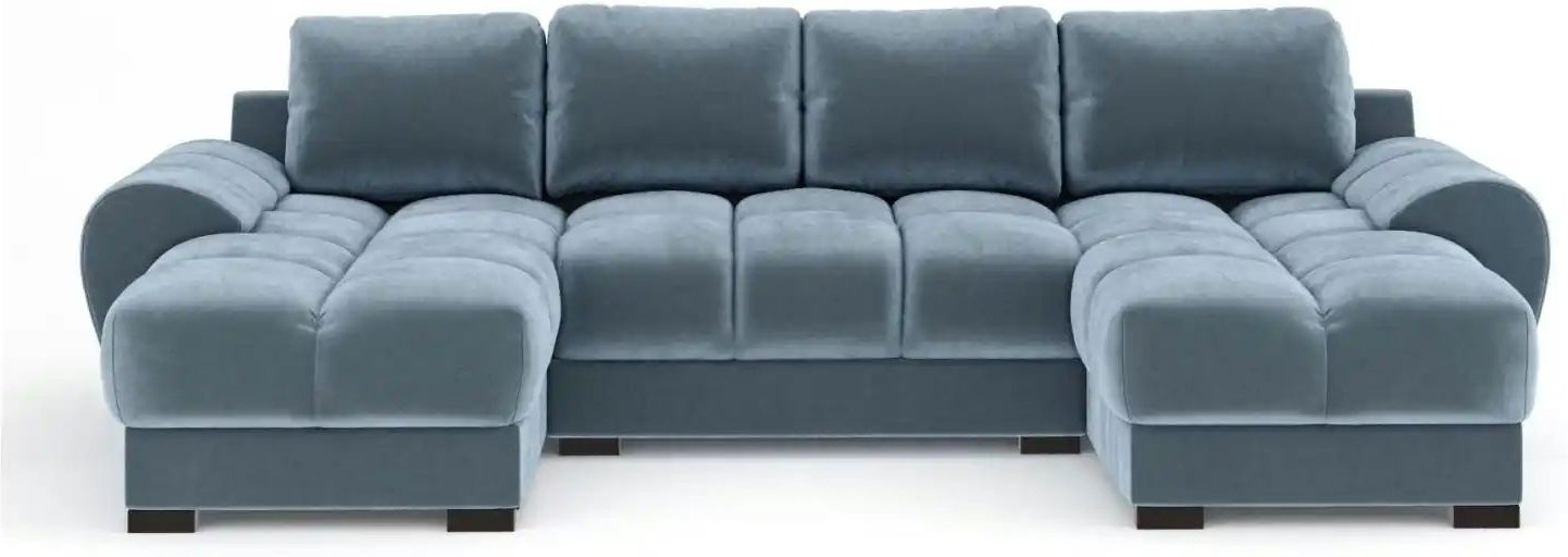 Wohnlandschaft  Peebles ¦ blau ¦ Maße (cm): B: 330 H: 90 Polstermöbel > Sofas > Wohnlandschaften - Höffner