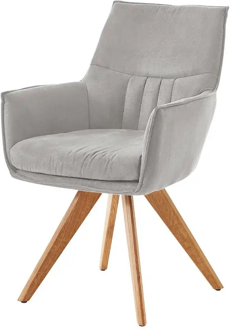 Thumbnail - Armlehnstuhl Latina ¦ grau ¦ Maße (cm): B: 61 H: 92 T: 67.0 Stühle > Polsterstühle - Höffner