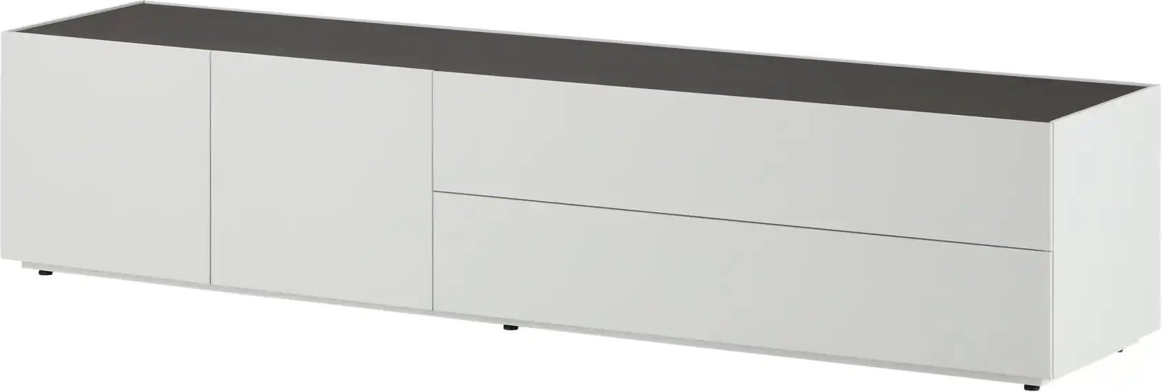 sound+vision Lowboard Leandro ¦ weiß ¦ Maße (cm): B: 200 H: 40 T: 43.0 Kommoden & Sideboards > Lowboards - Höffner