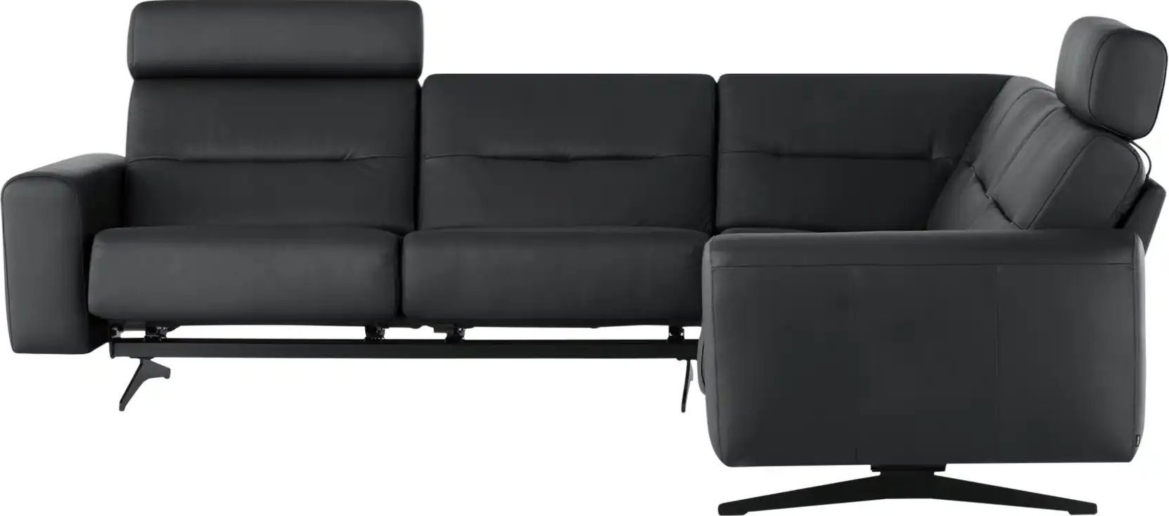 Stressless Ecksofa Stella ¦ schwarz ¦ Maße (cm): B: 288 H: 78 T: 258.0 Polstermöbel > Sofas > Ecksofas - Höffner