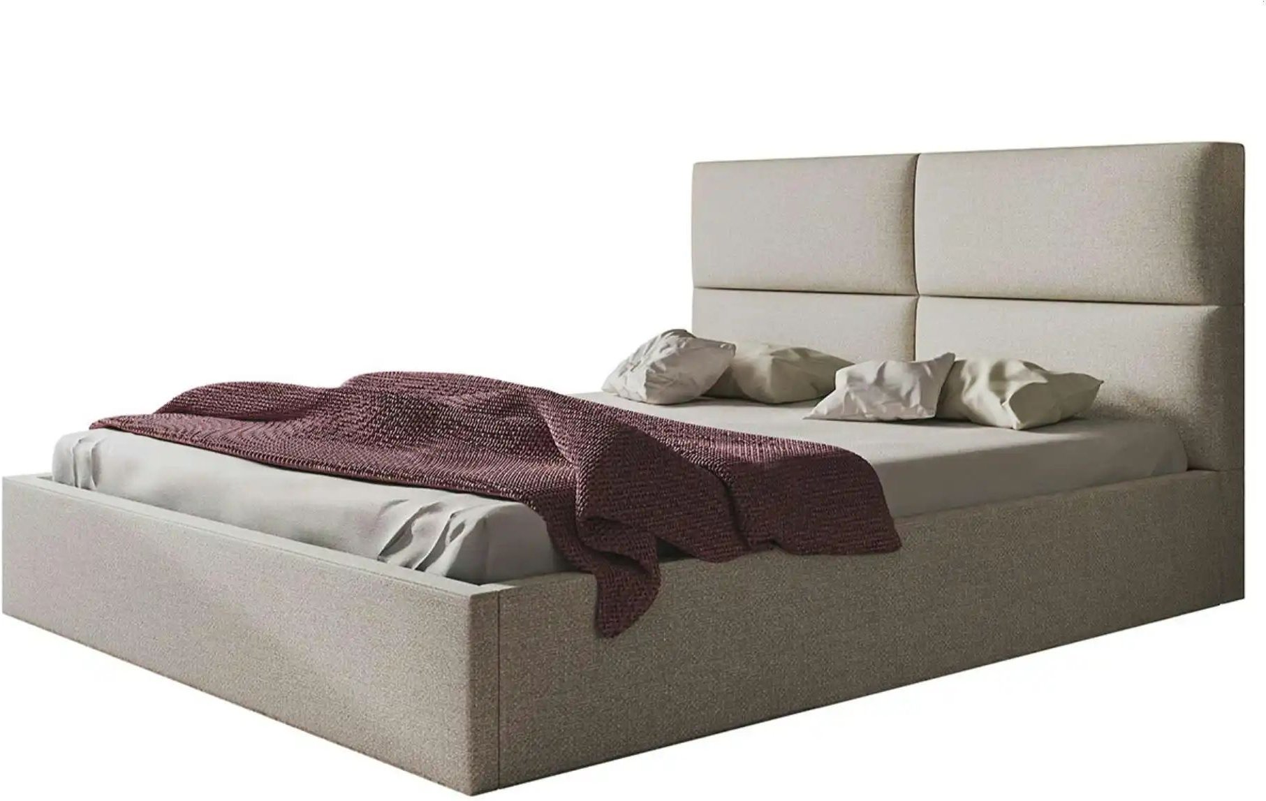 Polsterbett mit Stauraum Slimford ¦ beige ¦ Maße (cm): B: 148 H: 90 Betten > Polsterbetten - Höffner