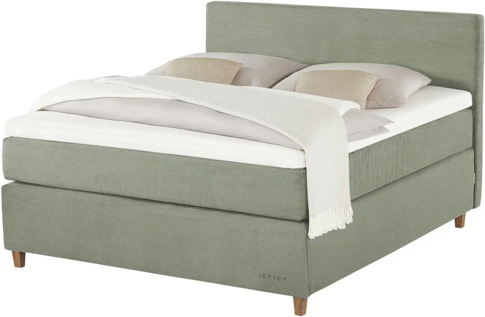 Jette Home Boxspringbett Jette Flex ¦ grün ¦ Maße (cm): B: 205 H: 120,5 Betten > Boxspringbetten - Höffner