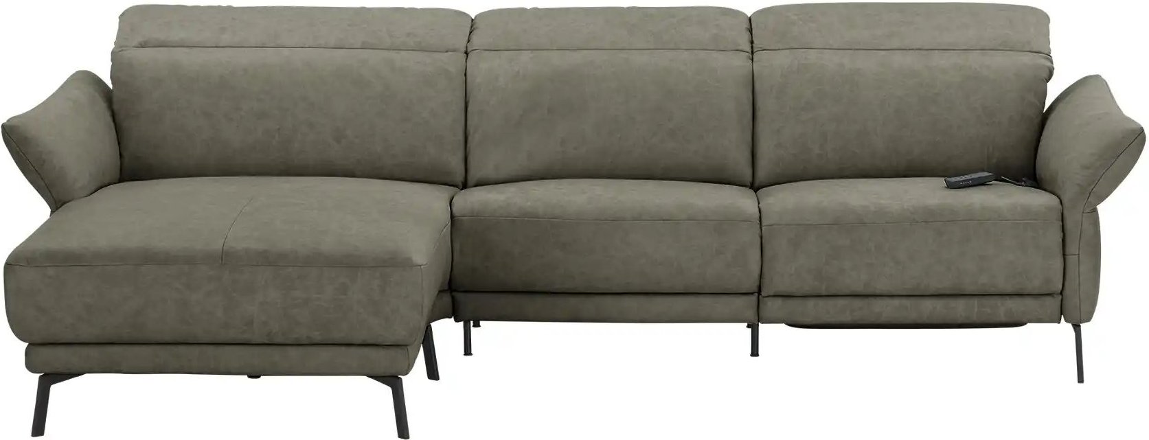 Wohnwert Ecksofa Leder Bellana ¦ grün ¦ Maße (cm): B: 291 H: 101 T: 176.0 Polstermöbel > Sofas > Ecksofas - Höffner