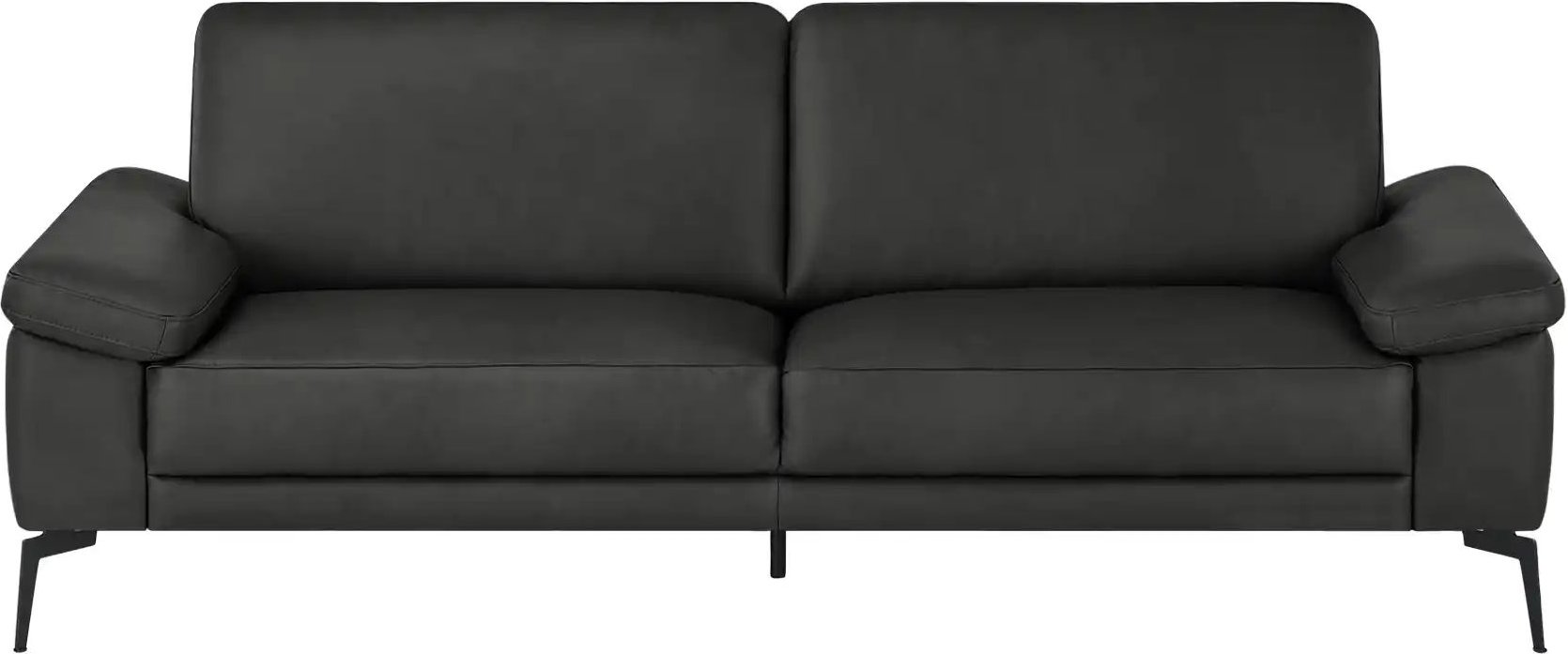 uno Einzelsofa Spring ¦ schwarz ¦ Maße (cm): B: 225 H: 84 T: 92.0 Polstermöbel > Sofas > 3-Sitzer - Höffner