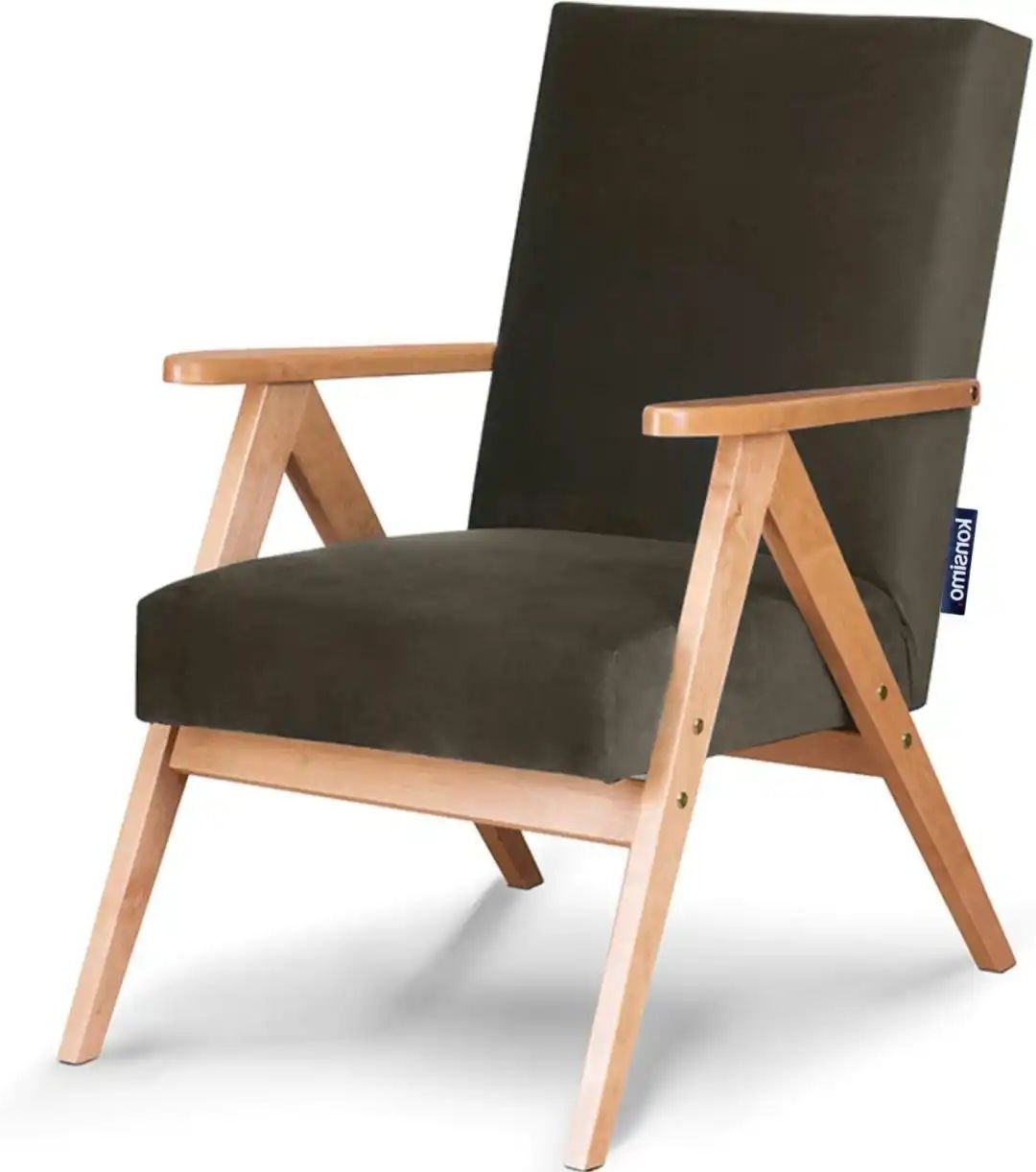 KONSIMO Sessel Naset ¦ holzfarben ¦ Maße (cm): B: 60 H: 90 Polstermöbel > Sessel > Polstersessel - Höffner