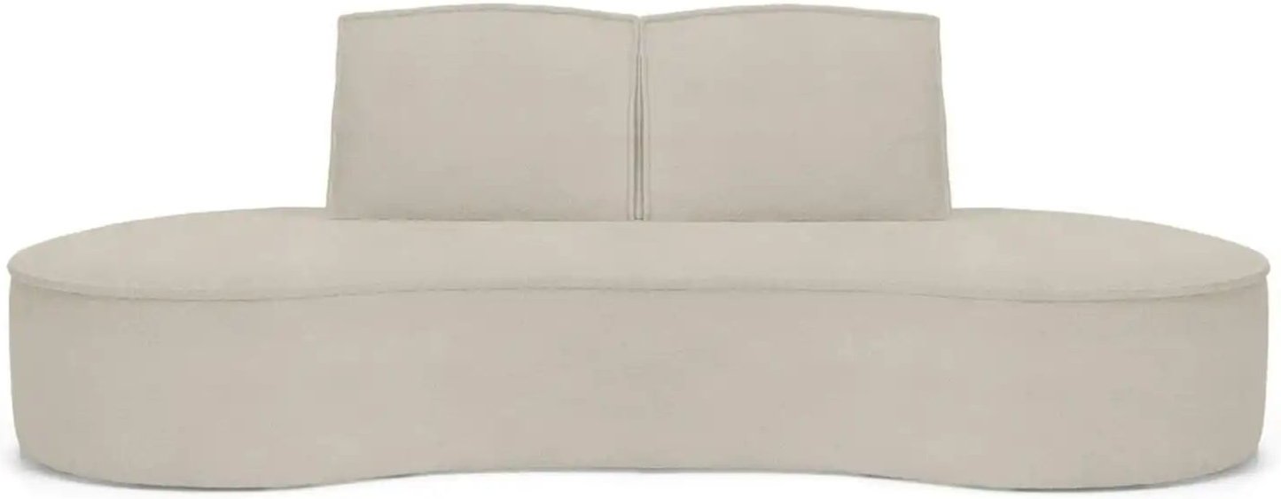 Einzelsofa Flow ¦ beige ¦ Maße (cm): B: 234 H: 88 Polstermöbel > Sofas > 3-Sitzer - Höffner