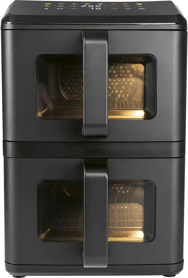 GourmetMaxx Heißluftfritteuse 19129 ¦ schwarz ¦ Metall,Kunststoff ¦ Maße (cm): B: 29,4 H: 43,5 T: 48.9 Elektrokleingerä...