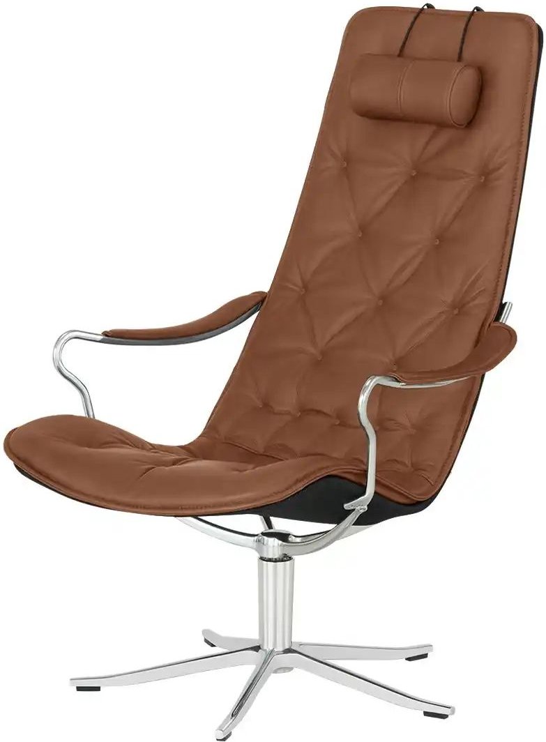 Drehsessel aus Echtleder Bravo ¦ braun ¦ Maße (cm): B: 65 H: 106 T: 87.0 Polstermöbel > Sessel > Relaxsessel - Höffner