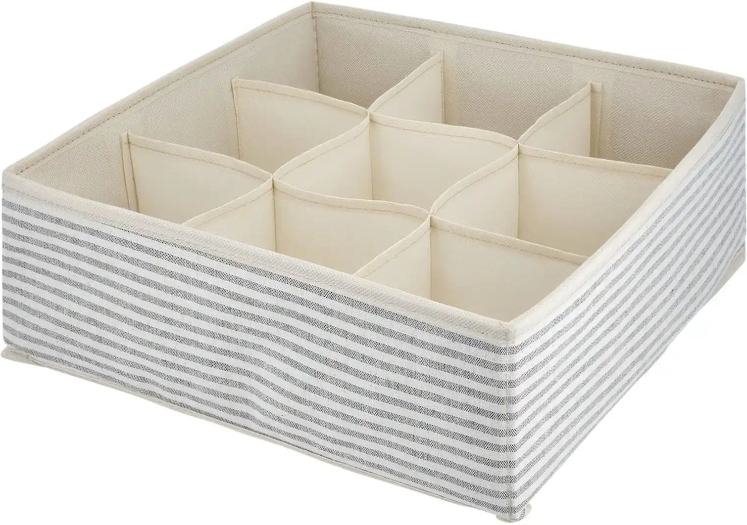 Thumbnail - Aufbewahrungsbox mit Fächer ¦ mehrfarbig ¦ Polyester,Baumwolle ¦ Maße (cm): B: 30 H: 11 T: 30.0 Aufbewahrung > Aufbewa...