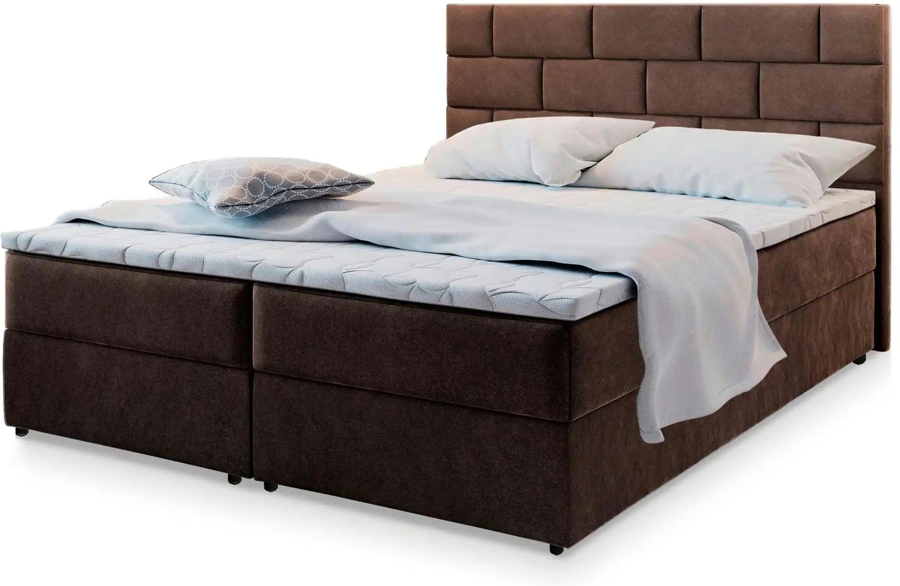 MASSENO Boxbett mit Bettkasten Kerlo ¦ braun ¦ Maße (cm): B: 180 H: 98 Betten > Polsterbetten - Höffner