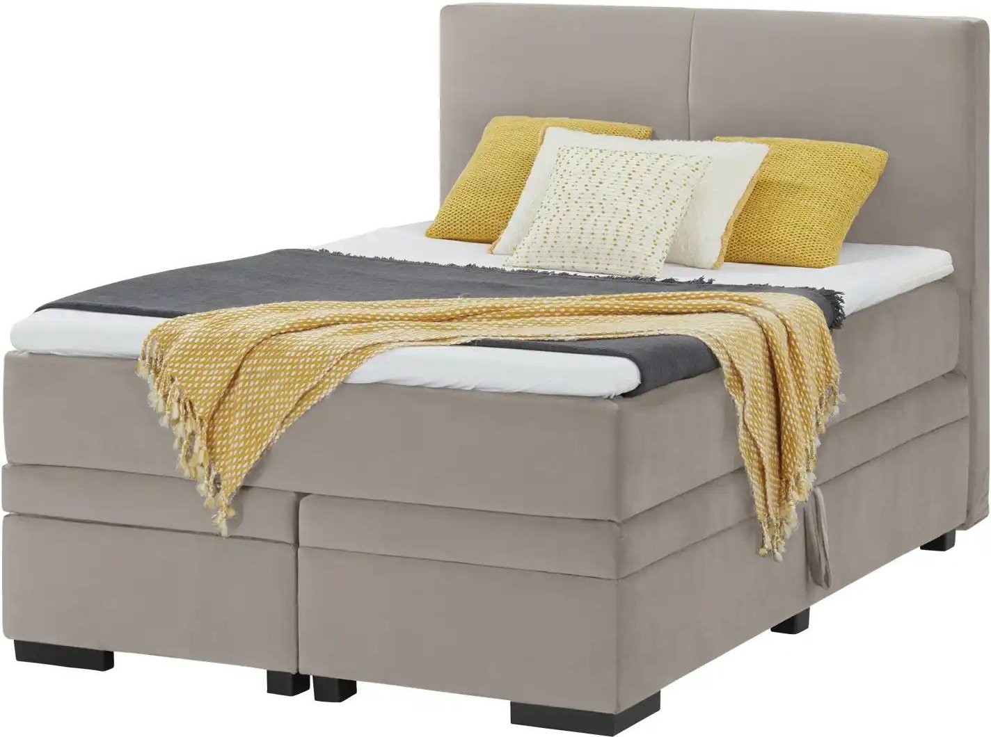 Boxi Boxspringbett mit Bettkasten Boxi Classic ¦ beige ¦ Maße (cm): B: 140 H: 125 Betten > Boxspringbetten - Höffner