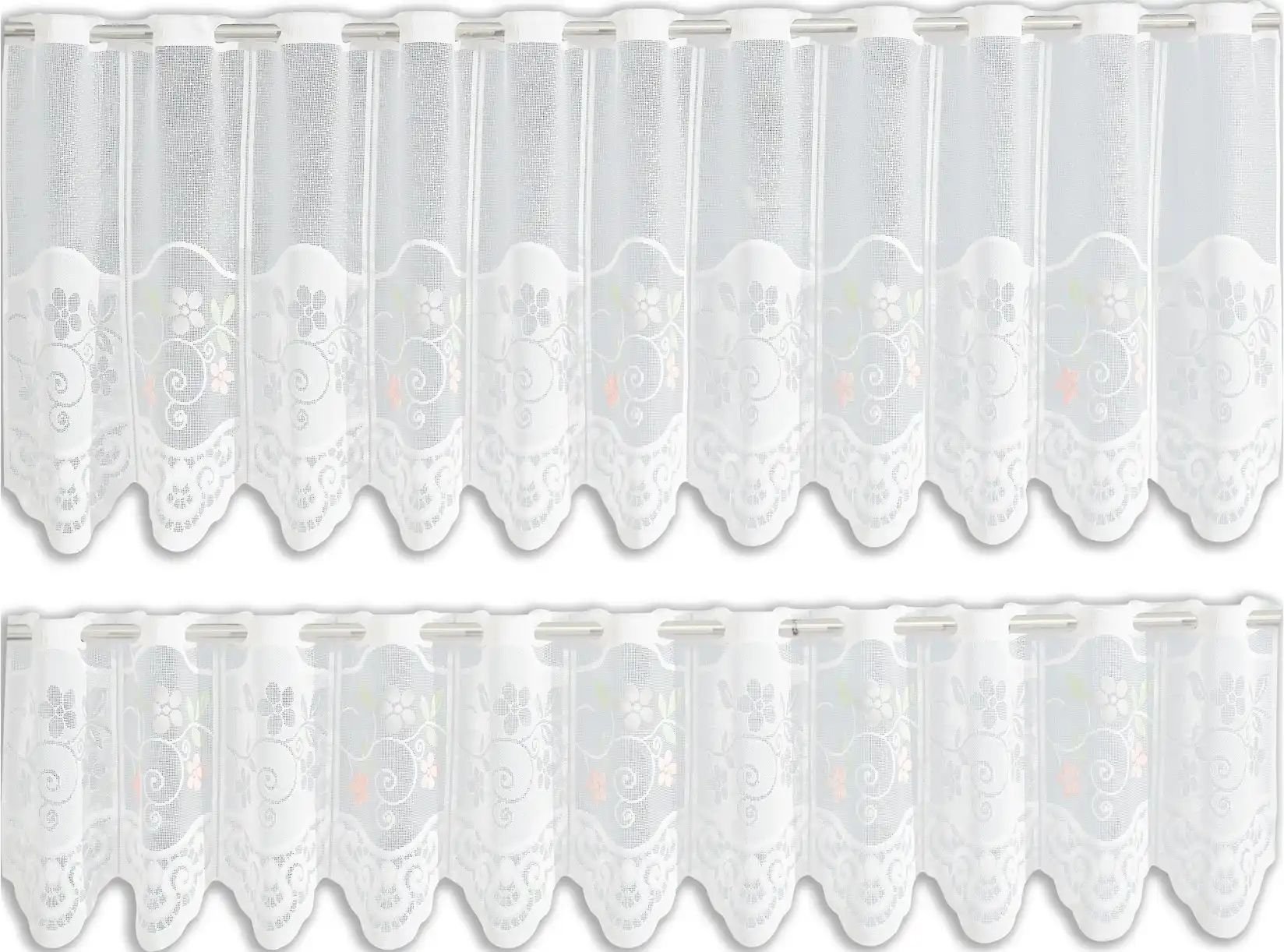 Bistrogardine 2er Set ¦ weiß ¦ Synthetik ¦ Maße (cm): B: 160 Gardinen & Rollos > Gardinen & Vorhänge > Schiebegardinen...