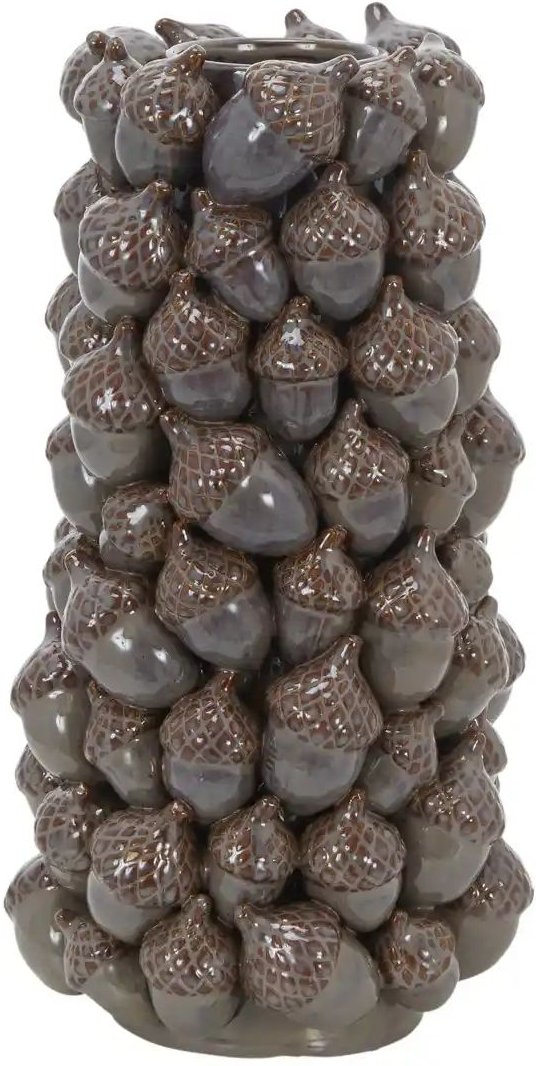 HOME STORY Vase 3D Eicheln ¦ grau ¦ Steingut ¦ Maße (cm): B: 20,5 H: 41 T: 20.0 Accessoires > Vasen - Höffner