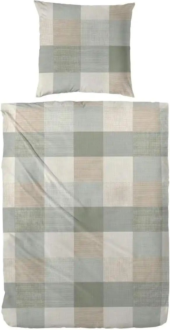 Biber Bettwäsche-Set ¦ grün ¦ Maße (cm): B: 155 H: 1 Bettwaren > Bettwäsche > Bettwäsche Winter - Höffner
