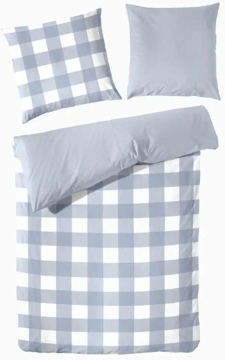 Perkal Bettwäsche-Set ¦ blau ¦ Maße (cm): B: 135 H: 1 Bettwaren > Bettwäsche > Bettwäsche ganzjährig - Höffner