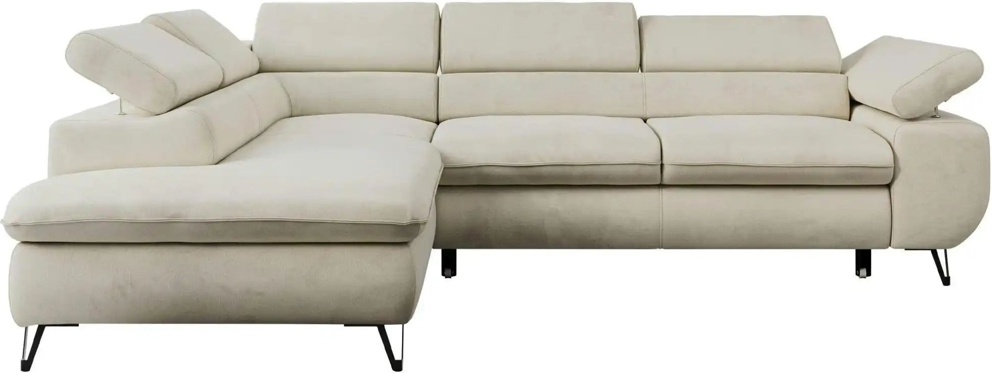 Ecksofa mit Schlaffunktion Peter ¦ beige ¦ Maße (cm): B: 273 H: 76 Polstermöbel > Sofas > Ecksofas - Höffner