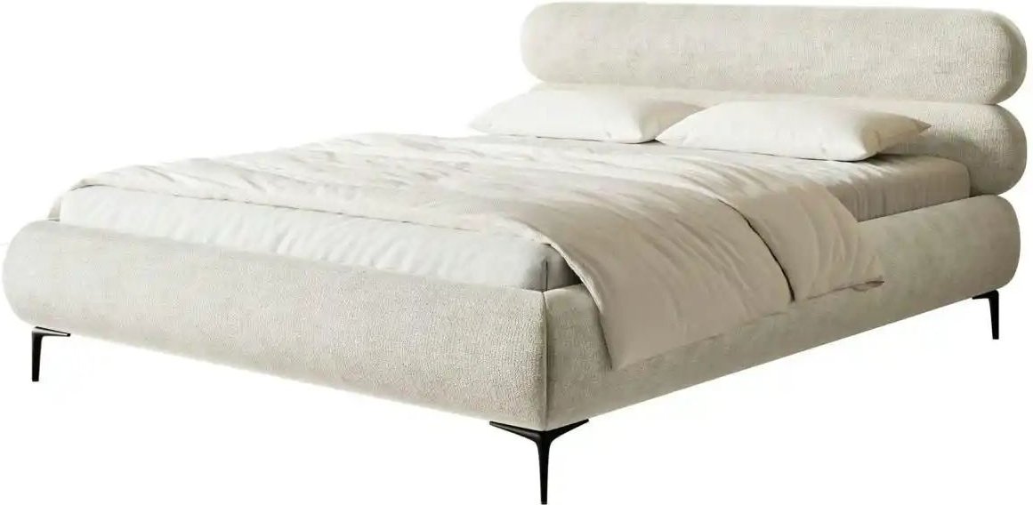 Thumbnail - Selsey Polsterbett in Chenille Roule ¦ beige ¦ Maße (cm): B: 193 H: 96 Betten > Polsterbetten - Höffner