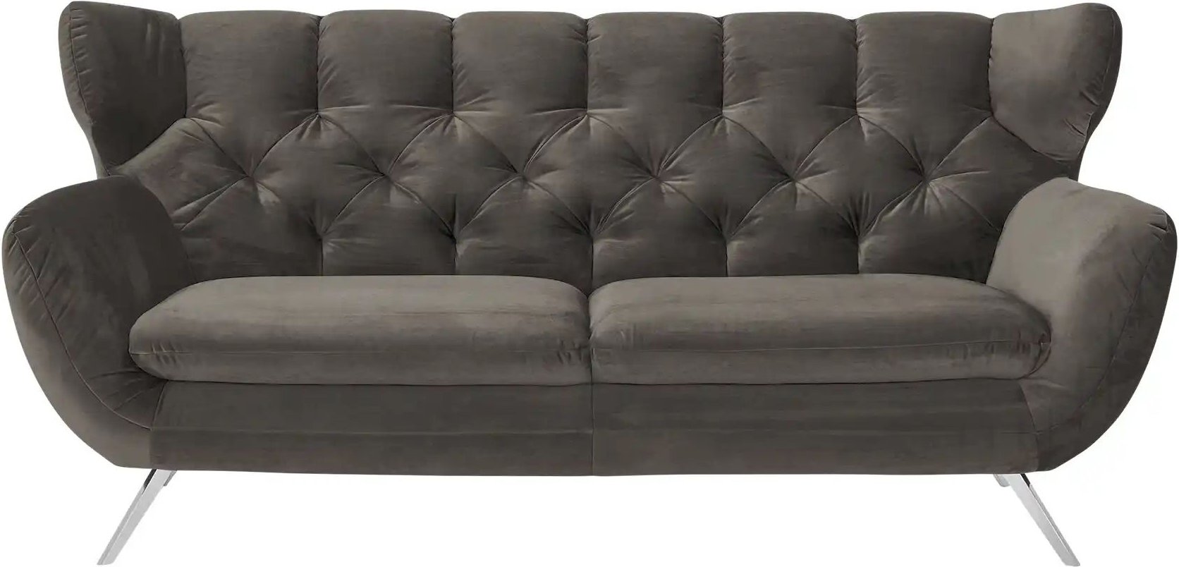 Thumbnail - Jette Home Sofa Caldara ¦ grau ¦ Maße (cm): B: 200 H: 94 T: 95.0 Polstermöbel > Sofas > 2-Sitzer - Höffner