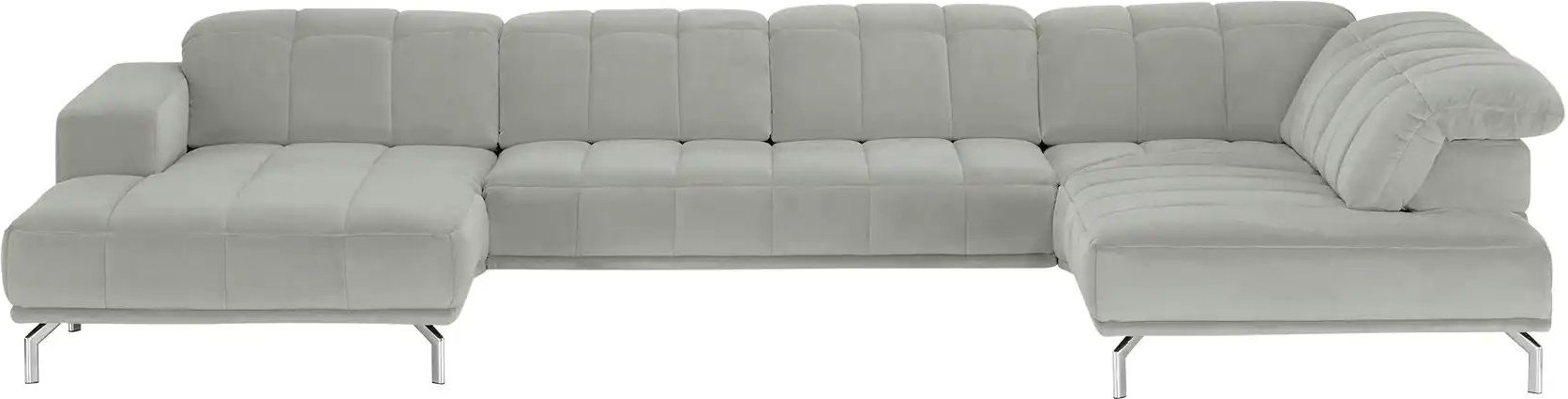 Lounge Collection Wohnlandschaft  Sarina ¦ grau ¦ Maße (cm): B: 393 H: 75 T: 212.0 Polstermöbel > Sofas > Wohnlandschaft...