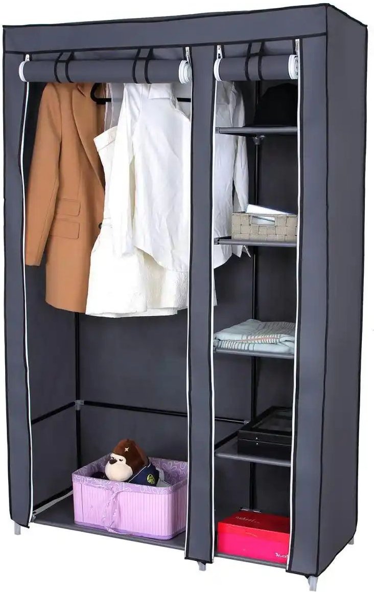 Kleiderschrank ¦ grau ¦ Maße (cm): B: 110 H: 175 Schränke > Dielenschränke - Höffner