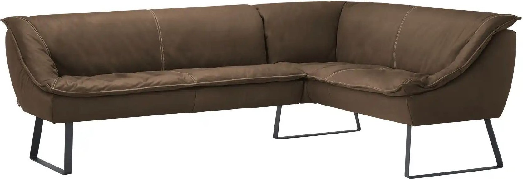 KOINOR Eckbank Leder Alino ¦ braun ¦ Maße (cm): B: 243 H: 89 T: 192.0 Bänke > Eckbänke - Höffner