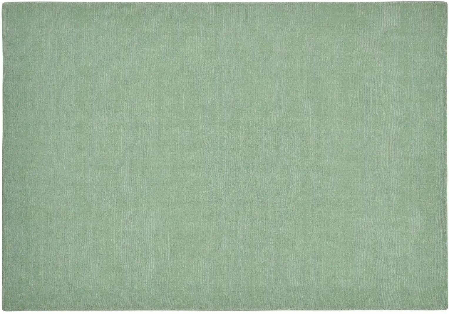 Handweb-Teppich Vinaya ¦ grün ¦ Wolle ¦ Maße (cm): B: 140 Teppiche > Einfarbige Teppiche - Höffner