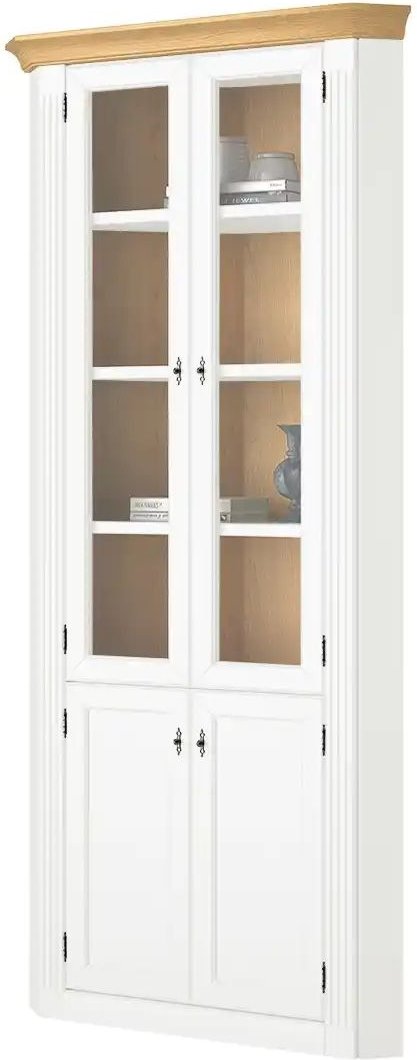 maison bleue Eckvitrine Petit Chalet ¦ holzfarben ¦ Maße (cm): H: 226 Schränke > Vitrinen - Höffner