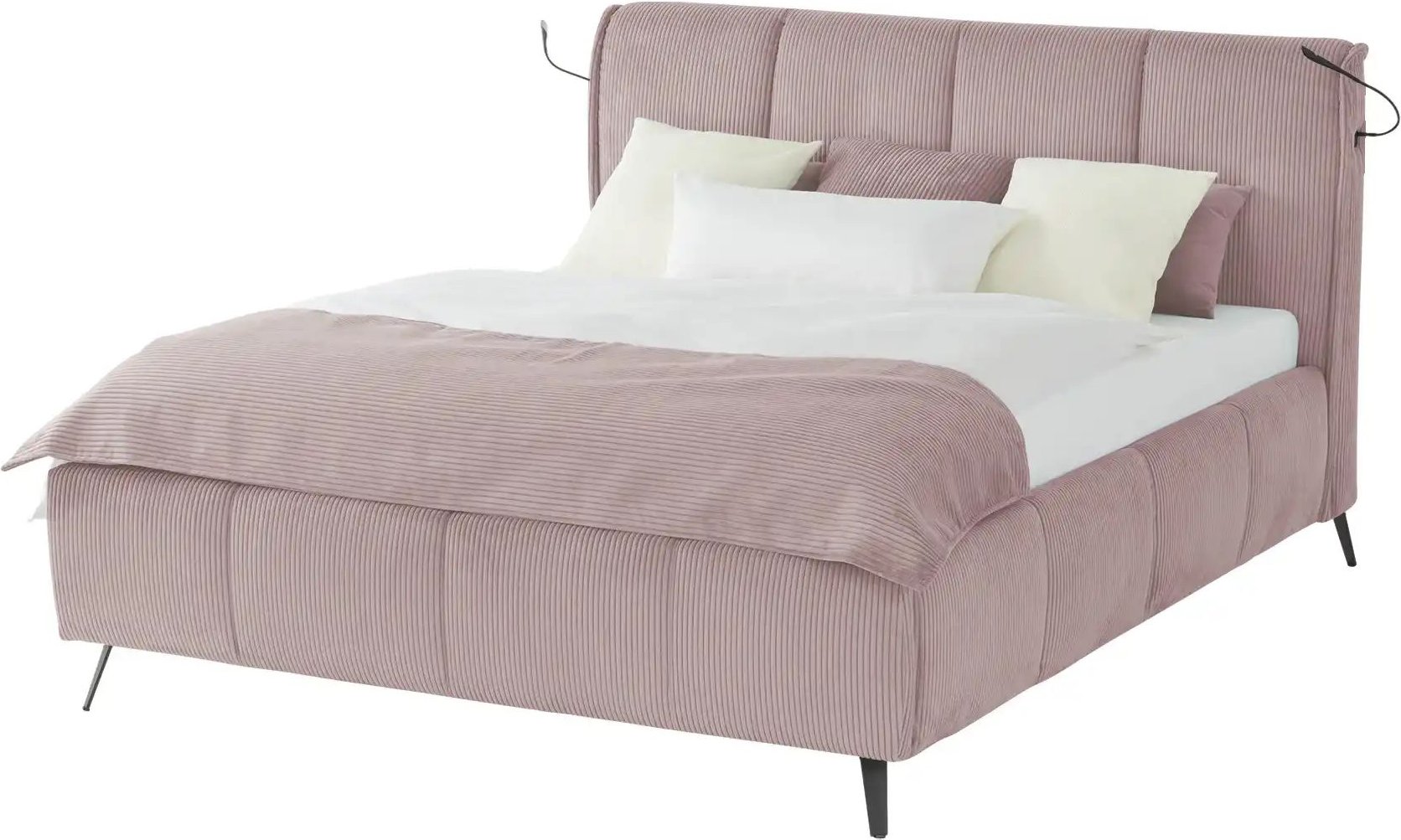 pop Polsterbett mit Bettkasten Pamela ¦ rosa/pink ¦ Maße (cm): B: 160 H: 113 Betten > Komfortbetten - Höffner