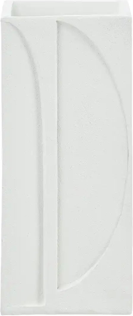 HOME STORY Vase  Style ¦ weiß ¦ Steinzeug ¦ Maße (cm): B: 11,2 H: 25,2 T: 11.2 Accessoires > Vasen - Höffner