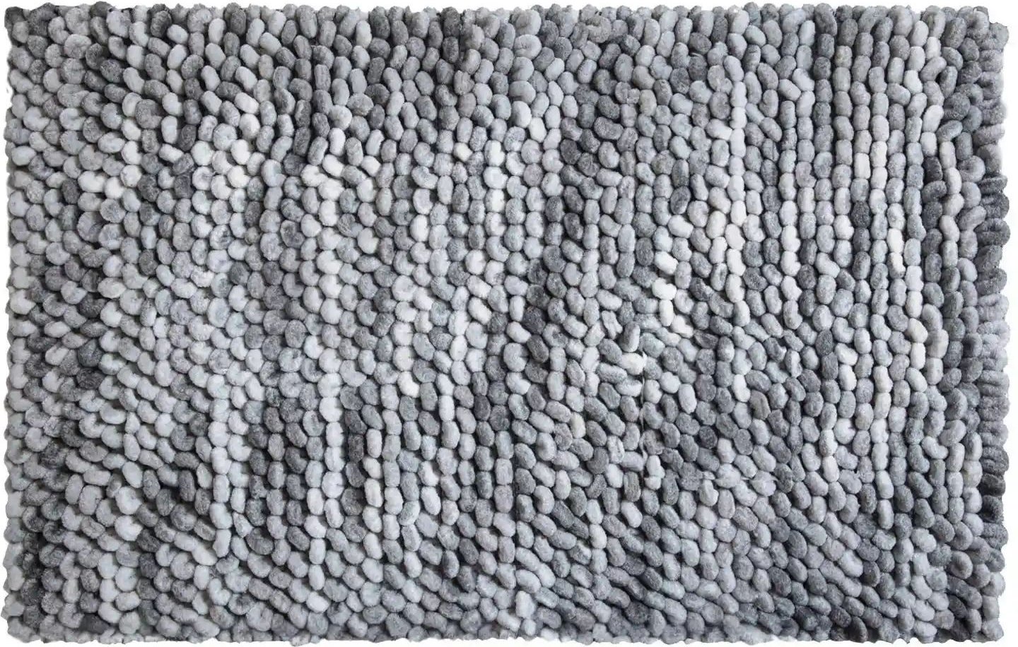como Badteppich Punto ¦ grau ¦ Baumwollmischgewebe ¦ Maße (cm): B: 60 Badtextilien > Badematten & Badvorleger - Höffner