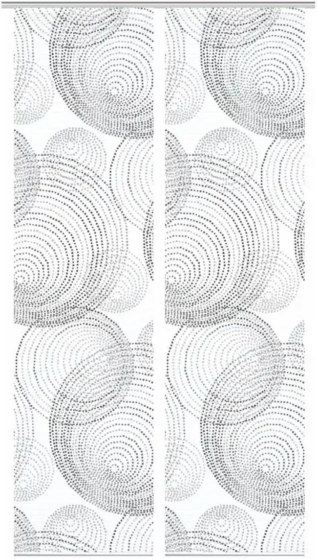 HOME in green Schiebevorhang ¦ grau ¦ Synthetik ¦ Maße (cm): B: 60 H: 245 Gardinen & Rollos > Gardinen & Vorhänge > Sc...