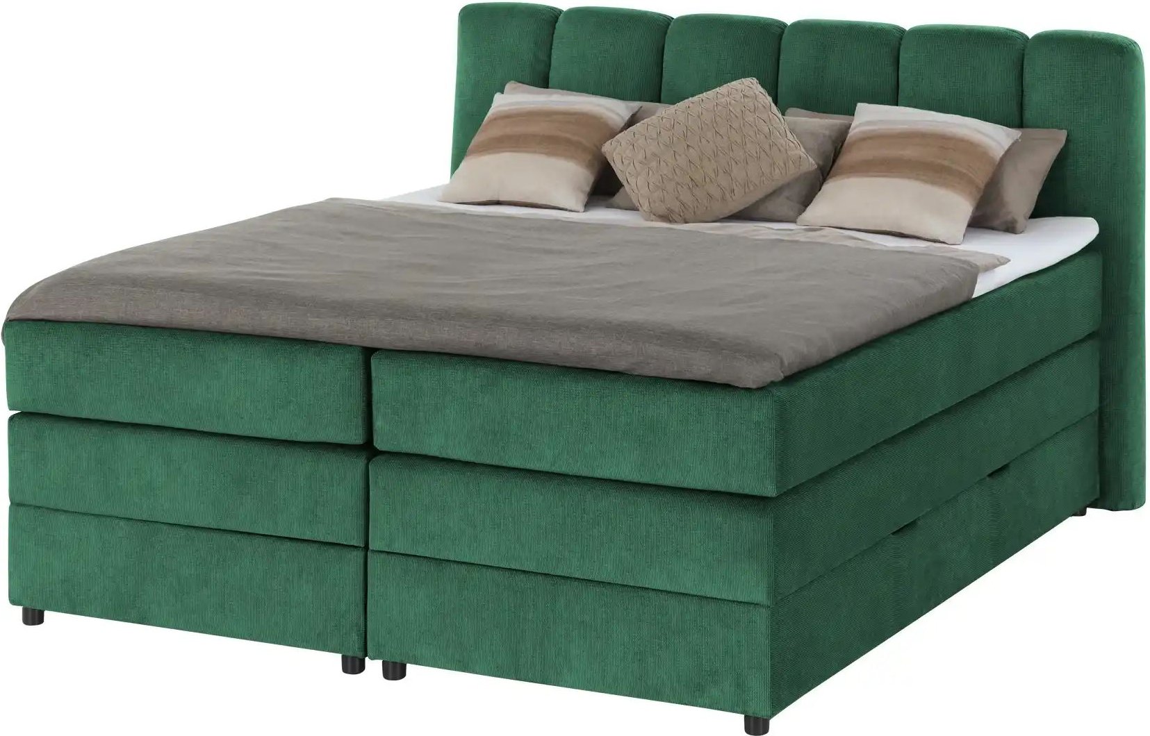 Boxspringbett mit Bettkasten Claire ¦ braun ¦ Maße (cm): B: 176 H: 115 Betten > Boxspringbetten - Höffner