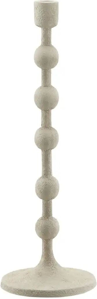 HOME STORY Kerzenhalter   ¦ creme ¦ Aluminium ¦ Maße (cm): H: 38  Ø: 13 Accessoires > Kerzen & Kerzenständer > Kerzenstä...
