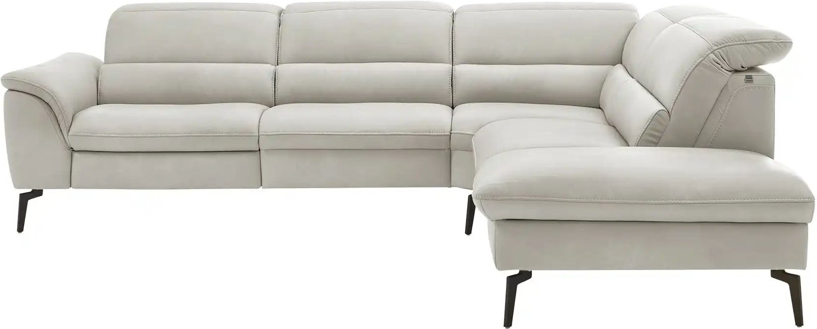Hukla Ecksofa Luisa ¦ grau ¦ Maße (cm): B: 298 H: 106 T: 258.0 Polstermöbel > Sofas > Ecksofas - Höffner