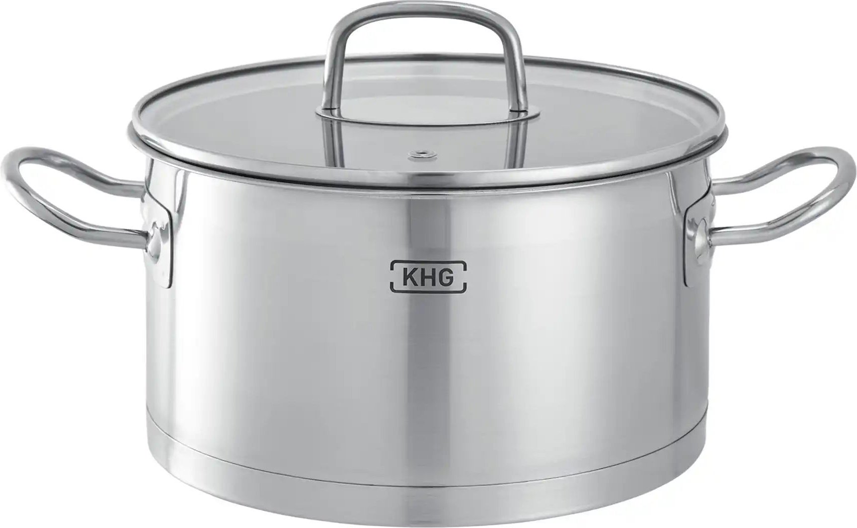 KHG Kochtopf LUNA ¦ silber ¦ Edelstahl ¦ Maße (cm): H: 11,5 Ø: 20 Töpfe & Pfannen & Zubehör > Töpfe - Höffner