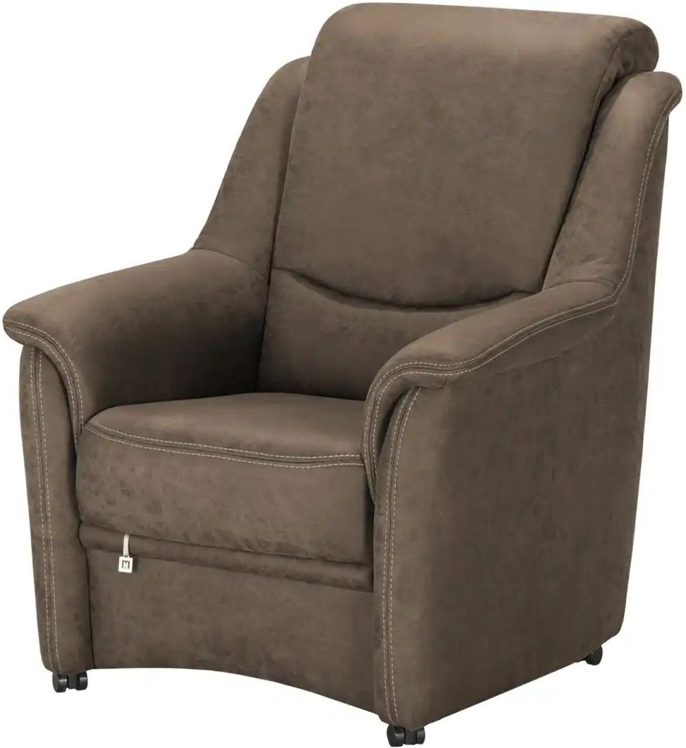 Funktionssessel mit Kopfteilverstellung Lech ¦ braun ¦ Maße (cm): B: 82 H: 105 T: 91.0 Polstermöbel > Sessel > Fernsehse...