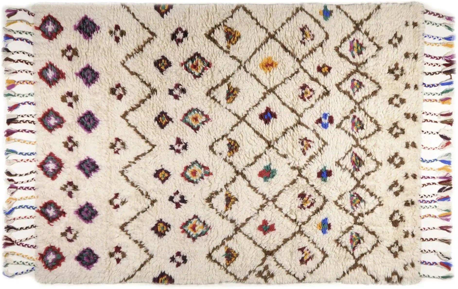 Thumbnail - THEKO Wollteppich Nomadic ¦ beige ¦ Baumwolle ¦ Maße (cm): B: 190 H: 2 Teppiche > Hochflorteppiche - Höffner