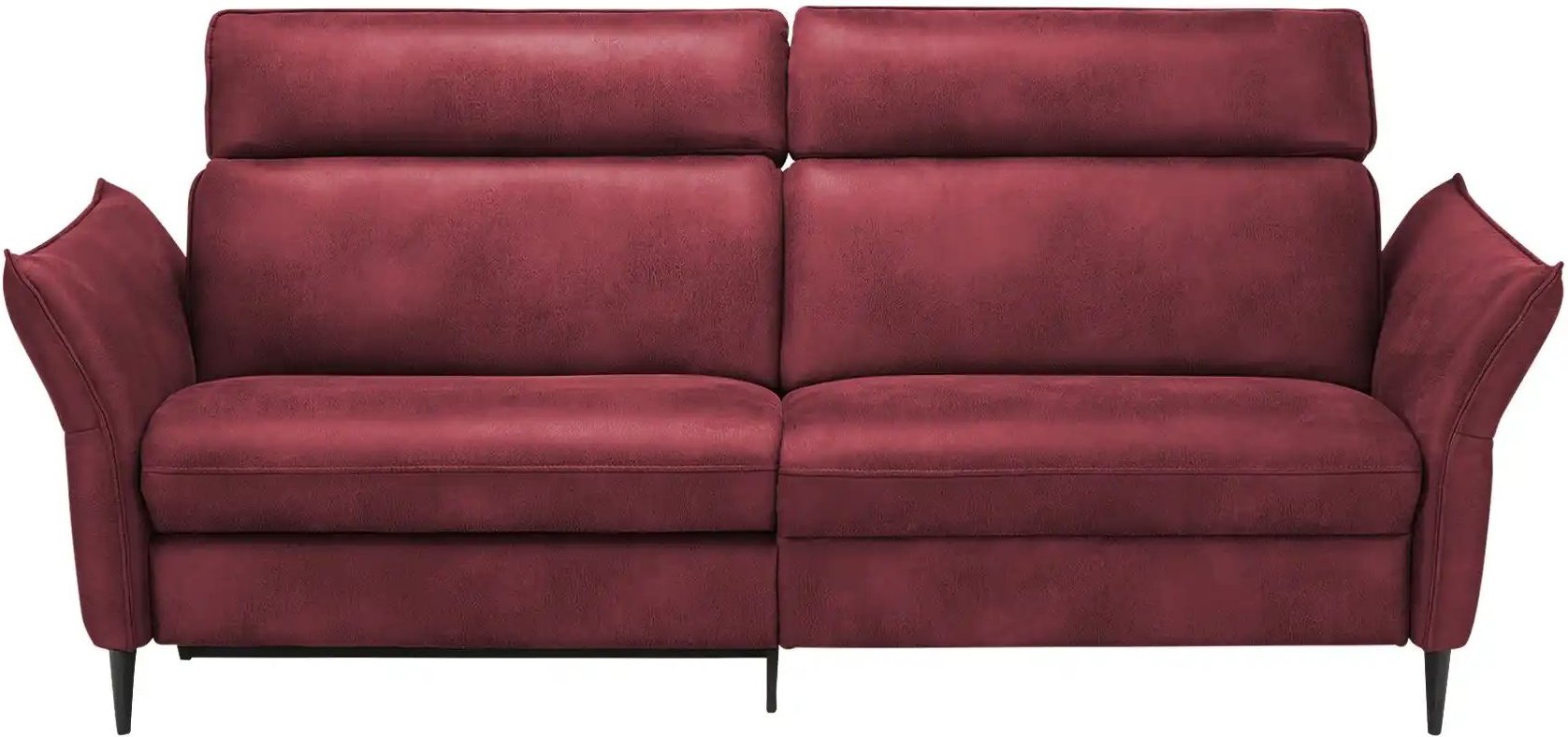 Hukla Sofa 3-sitzig  Solea ¦ rot ¦ Maße (cm): B: 224 T: 95.0 Polstermöbel > Sofas > 3-Sitzer - Höffner
