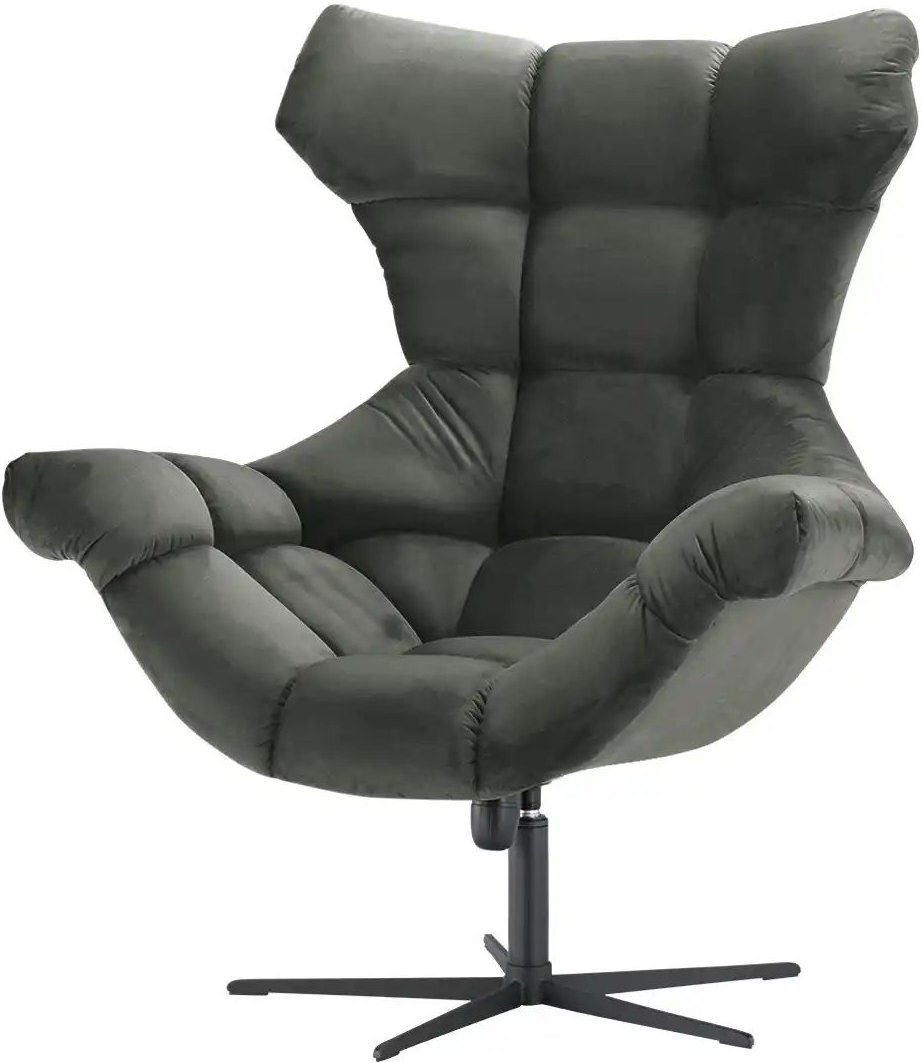 switch Sessel aus Samt Sensi ¦ grau ¦ Maße (cm): B: 103 H: 119 T: 84.0 Polstermöbel > Sessel > Relaxsessel - Höffner