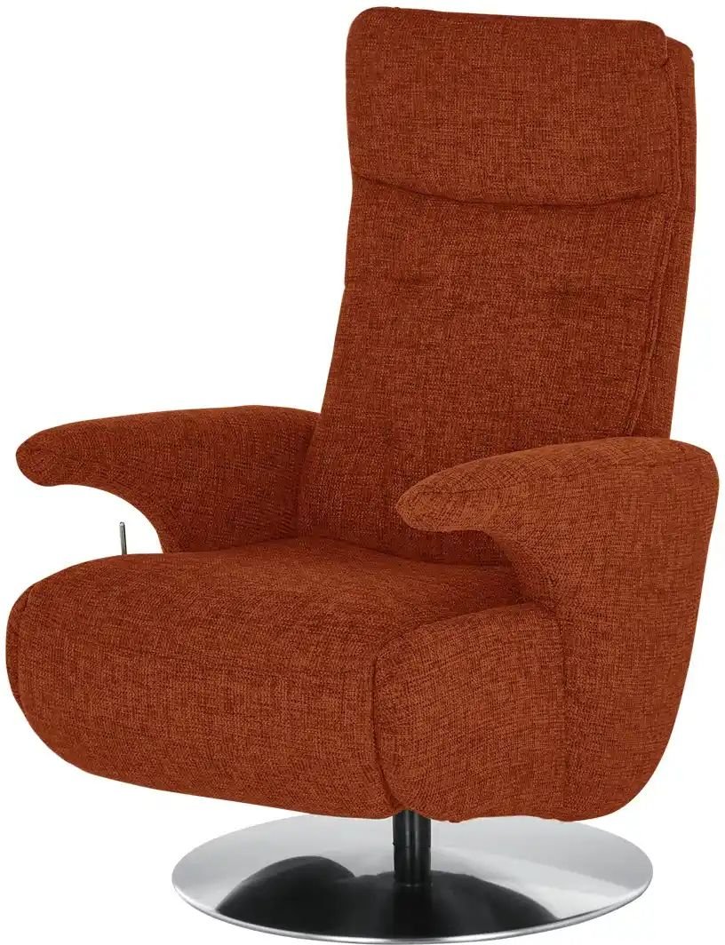 Thumbnail - meinSofa Drehsessel Franzi-S ¦ orange ¦ Maße (cm): B: 73 H: 113 T: 83.0 Polstermöbel > Sessel > Fernsehsessel - Höffner