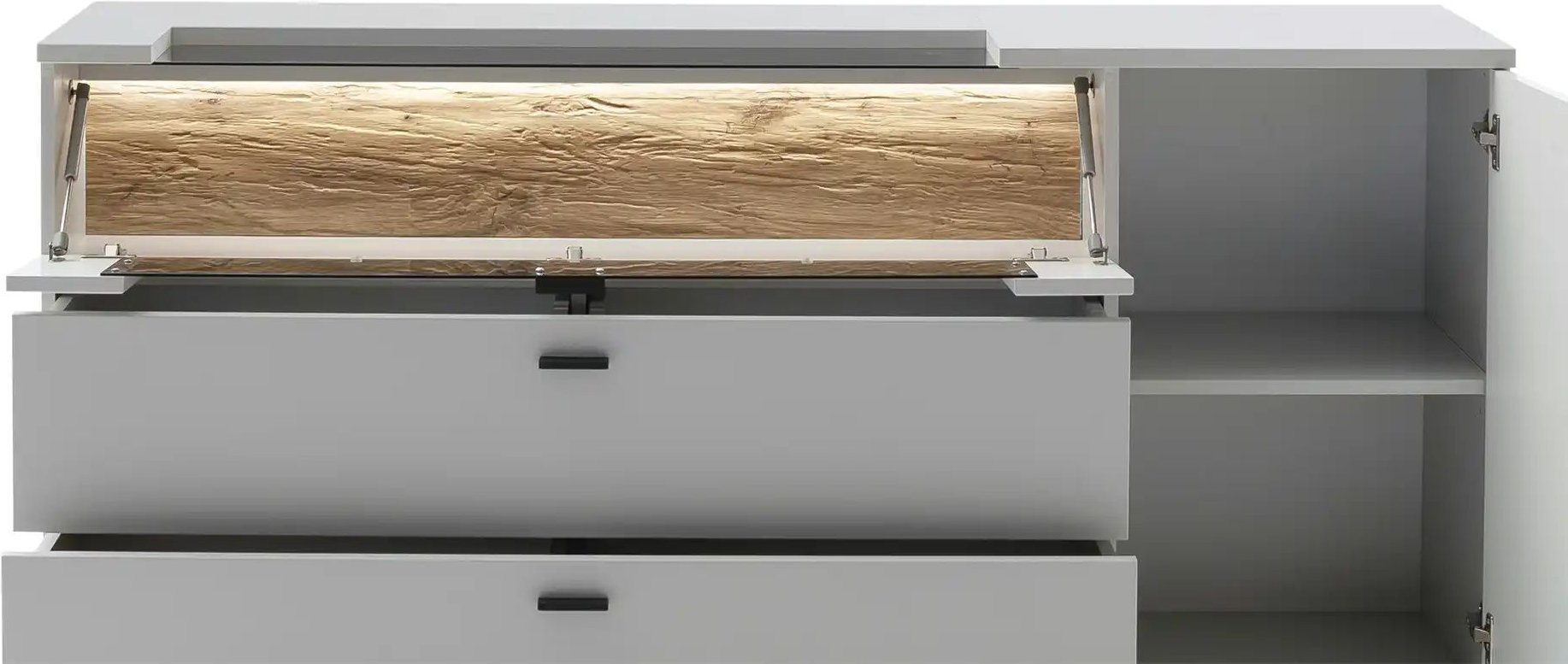 uno LED-Beleuchtung Sarbonne ¦ schwarz Lampen & Leuchten > Möbelleuchten - Höffner