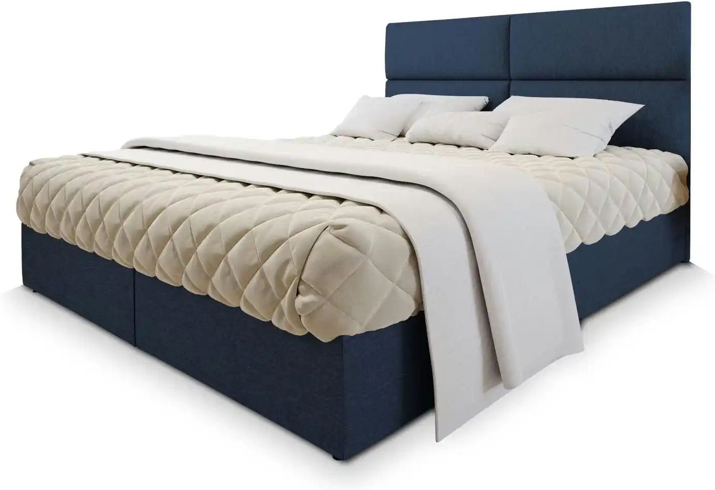 MASSENO Boxbett mit Bettkasten Lonis ¦ blau ¦ Maße (cm): B: 140 H: 98 Betten > Polsterbetten - Höffner