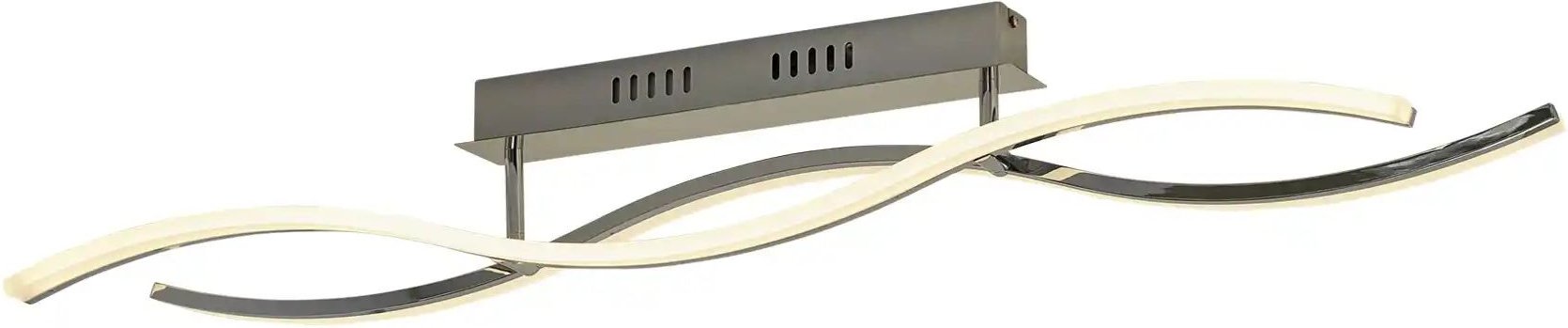 Thumbnail - KHG LED-Deckenleuchte chrom `Wavy` ¦ silber ¦ Maße (cm): B: 108 H: 15 T: 11.0 Lampen & Leuchten > Deckenleuchten - Hö...