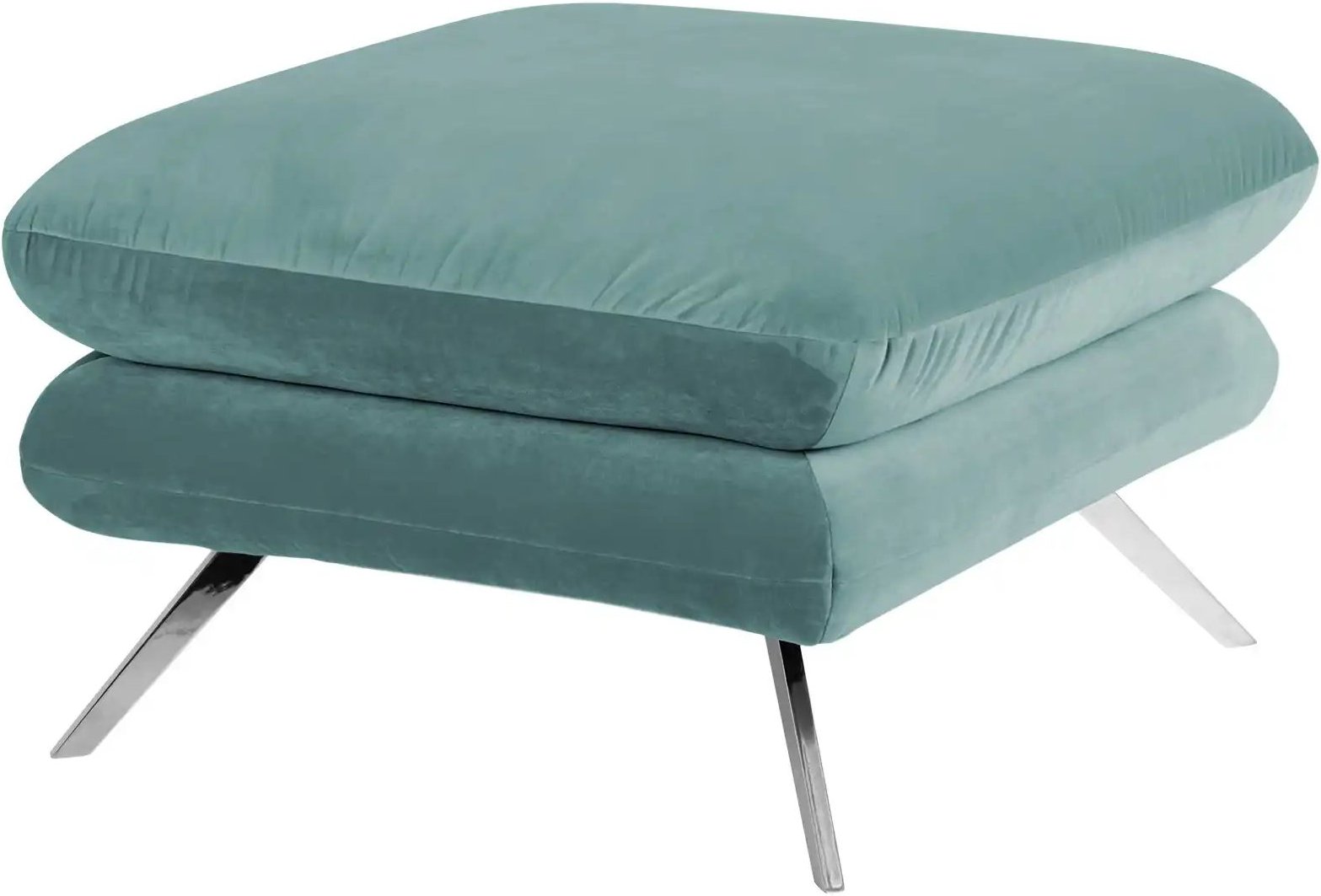 Jette Home Hocker Caldara ¦ grün ¦ Maße (cm): B: 70 H: 45 T: 70.0 Polstermöbel > Hocker - Höffner