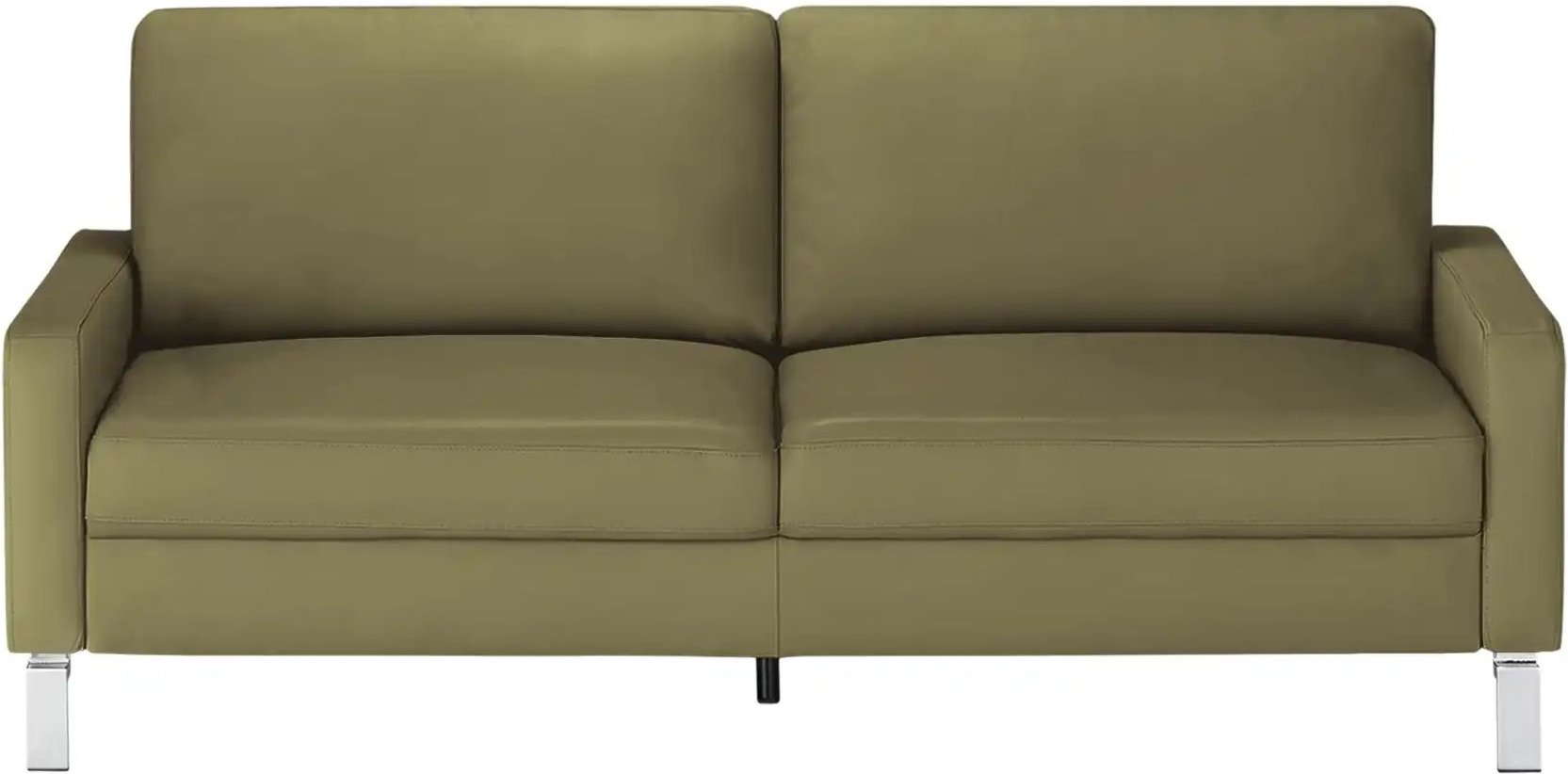 Max Schelling Ledersofa mit Winkelfüßen Maximum ¦ grün ¦ Maße (cm): B: 164 H: 86 T: 97.0 Polstermöbel > Sofas > 2-Sitzer...