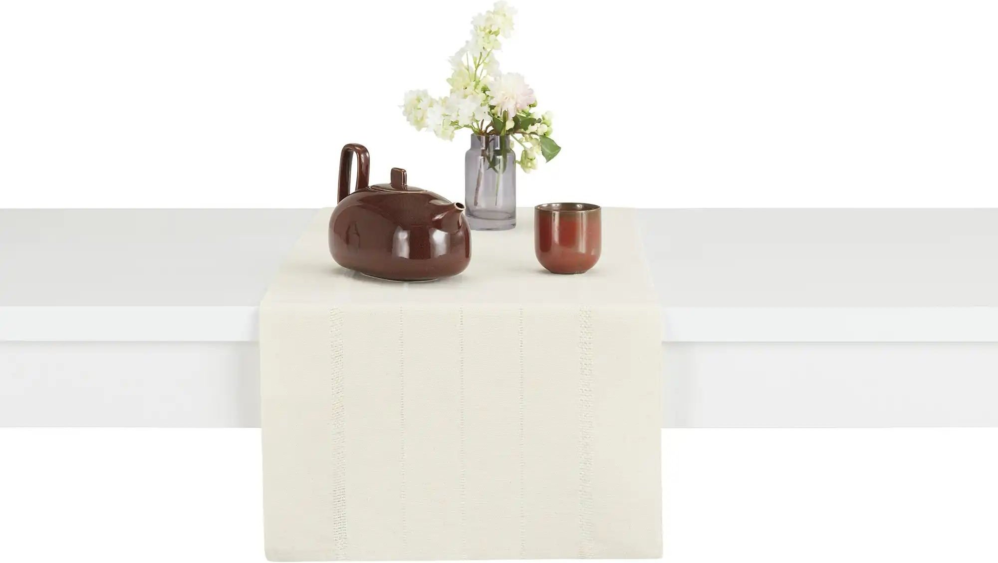 como Tischläufer Uni ¦ creme ¦ Leinen ¦ Maße (cm): B: 40 Tischwäsche & Küchentextilien > Tischläufer - Höffner